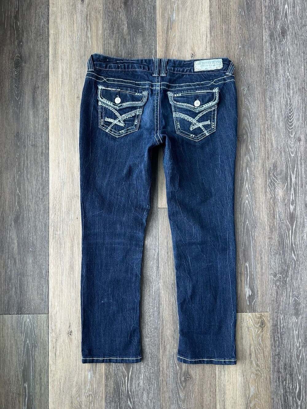 Y2K Amethyst Capri Jeans Skinny Low Rise Size 9 / W30